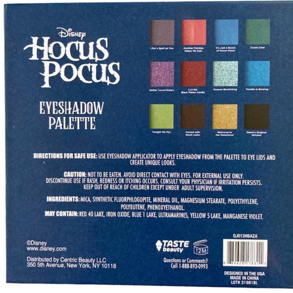 Disney - Hocus Pocus Eyeshadow Palette - Picture 4 of 8
